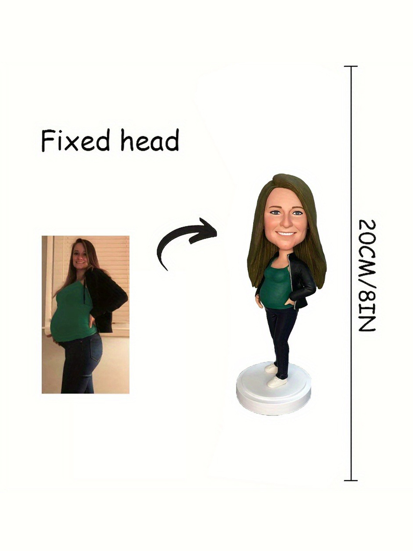 Custom Cartoon Pregnancy Bobblehead